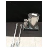 Juno 5 Inch Incandescent Ceiling Light Housing for New Construction, IC Rated Recessed Light with Adjustable Bar Hangers and Medium Base Socket, Damp Location UL Listed Can Lighting