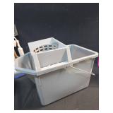 Rubbermaid Commercial Products, 15-Quart Lightweght Pail/Mop Bucket with Mop Strainer/Wringer Combo, Gray, Heavy Duty Mopping/Cleaning for Professional/Janitorial Use