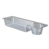 Drive Medical 10200B Walker Basket, Basket for Folding Walker with Cup Holder, White