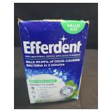 Efferdent Retainer Cleaning Tablets, Denture Cleaning Tablets for Dental Appliances, Minty Fresh & Clean, 126 Count