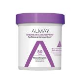 Almay Longwear & Waterproof Eye Makeup Remover Pads - 80ct
