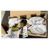 Pack of 2 Task Table Lamp with Nightlight Offbeat Olive Integrated LED Bulb - Room Essentialsâ¢ - Retail: $16