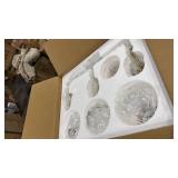 Bathroom Light Fixtures Gold Vanity Light 3 Light Wall Sconces Lighting Brushed Brass Lights with Milk Globe Glass Shades Bath Wall Lamp for Mirror Kitchen Living Room Bedroom Hallway - Retail: $0