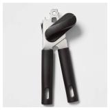 2 pack Can Opener Black - Room Essentialsâ¢: Manual Kitchen Tool, Dishwasher-Safe, Freestanding, Plastic & Metal