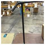 LQSYBHD Step Railing,1-2 Step Single Post Handrail,Iron Stair Railing Hand Rail Kit Handrails for Outdoor Steps,Free Standing Wrought Iron Stair Railing for Porches Balconies Gardens(Size:75cm/29.5in)