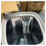 Electactic 25L Towel Warmer,Large Towel Warmers for Bathroom,Hot Towel Warmers Bucket with 2 Heating Modes,Auto Shut-Off,LCD Screen,Fits 2 Blankets,Bathrobes, White - Retail: $0