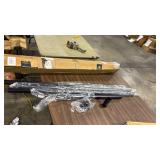 Tension Curtain Rod 51-166 Inch(4.25-13.83Ft), Extra Long Outdoor Curtain Rod for Patio Window, No-Drill Dual-End Adjustable Spring Shower Rod, Rust Proof Easy to Install, Rod Diameter 1.26In, Black -