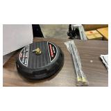 Pressure Washer Surface Cleaner, Moclever 3600PSI Pressure Washer Circle Attachment,15in Power Washer Disc Attachment with 2 Extension Wands for Cleaning Driveway, Sidewalk, Deck, Patio Black - Retail