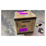 Erivess Compact Beverage Refrigerator,60 Can/1.3 Cubic Feet Mini Fridge with Glass Door for Soda, Beer, or Wine, Under Counter Small Refrigerator with Adjustable Shelves and Digital Display - Retail: 