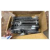 Supforce Closet Rods for Hanging Clothes,17-69in Stepless Adjustable Closet Rod,1.3in Diameter Heavy Duty Closet Hanging Rod, Matte Black - Retail: $0