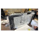 Modern Wall Mount Electric Fireplace Display 18x36 Unit (16x30in back casing) - Retail: $299