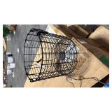 Medium Round Wire Storage Basket with Handles Black - Hearth & Handâ¢ with Magnolia: Iron, Farmhouse Decor Style - Retail: $18
