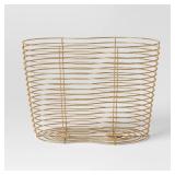 Metal Basket Gold - Thresholdâ¢ - Retail: $35