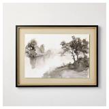 18\"x24\" Washed Stream Framed Wall Art - Hearth & Handâ¢ with Magnolia - Retail: $40