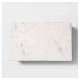 13.4\" x 8.4\" x 4.1\" Marble Serving Stand Gold - Thresholdâ¢ - Retail: $28