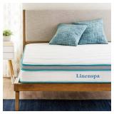 Linenspa Spring and Memory Foam Hybrid Mattress FULL - Retail: $550