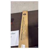 Wall Mounted Clothes Drying Rack 40 Inch, Foldable Wall Mount Laundry Rack Folding Indoor, Clothing Drying Rack Collapsible, Hidden Space Saver with Wall Template, 5 Rods, 60 lb Capacity (White) - Ret