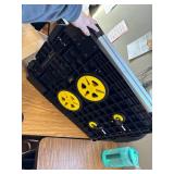 $170 8-in-1 Collapsible Shopping Cart 200LBS with 2 Storage Crates