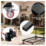 $130 Horilorn Folding Chair Dolly Cart 25-Chair, 1500lb, Black