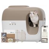 $680 PetSnowy Self-Cleaning Automatic Cat Litter Box with Odor Control