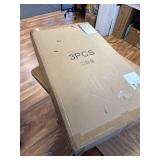 $123 White Cylinder Stands for Party, Round Pedestal Set of 3 Decor