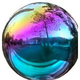 Pangmao Rainbow Gazing Globe Mirror Ball Stainless Steel (8in)