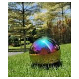 Pangmao Rainbow Gazing Globe Mirror Ball Stainless Steel (8in)