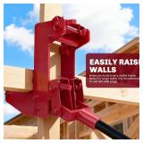 $130 Cast iron wall jack, 1,000 lb, framing, single-person lift