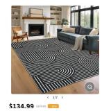Garvee Washable Rug 9x12 Area Rugs for Living Room, Abstract Rug for Bedroo