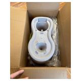 MASTERTOP Spin Mop Bucket, Wringer, 50.4" Handle, 3 Mop Pads