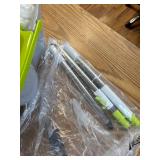 MASTERTOP Spin Mop Bucket, Wringer, 50.4" Handle, 3 Mop Pads