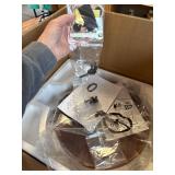 $99 Topower Industrial Retro Farm Wooden Tractor Stool Swivel (Copper)