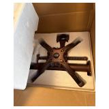 $99 Topower Industrial Retro Farm Wooden Tractor Stool Swivel (Copper)