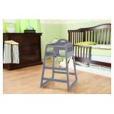 $102 L.A. Baby LA Baby Solid Wood High Chair