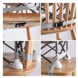 PandaEar Portable Baby Seat, Travel, Compact Fold with Straps Grey