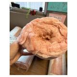 5 rolls of 22 in fiberglass insulation with plastic backing and clips