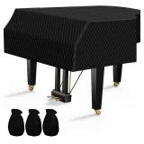$90 TINDTOP Thickened Grand Piano Cover with Cotton Lining 70.87in