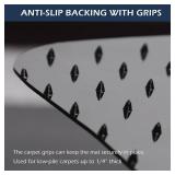SALLOUS Chair Mat for Carpet 30x48 Non-Slip Vinyl Floor Mat