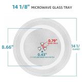 Microwave Glass Plate 14 1/8 in - Replacement Turntable W10531726