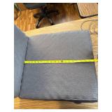 OpyTikar Porch Swing Cushion with Carrying Handle, Straps, Grey