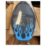 $70 BPS New Zealand Flame Wooden Skimboard with Custom Traction Pads