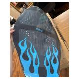 $70 BPS New Zealand Flame Wooden Skimboard with Custom Traction Pads