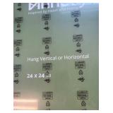 LaVie Home 24x24 Picture Frame for Wall Display, Black