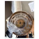 $110 JIANGXMF Alabaster LED Wall Sconce 3000K Marble Lampshade Gold