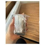 $75 Persilux Blackout Cordless Zebra Blinds (30x72, White) Day/Night