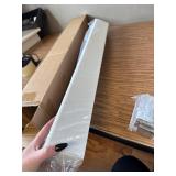 $75 Persilux Blackout Cordless Zebra Blinds (30x72, White) Day/Night