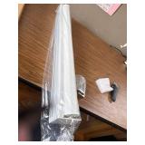 $75 Persilux Blackout Cordless Zebra Blinds (30x72, White) Day/Night