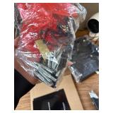 Brightech Maxwell Floor & Table Lamp Set of 2 - LED, Wood Frame, USB