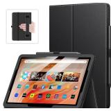 MoKo Case Fits Kindle Fire HD 10 & 10 Plus - Black