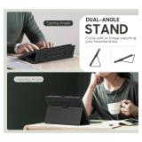 MoKo Case Fits Kindle Fire HD 10 & 10 Plus - Black